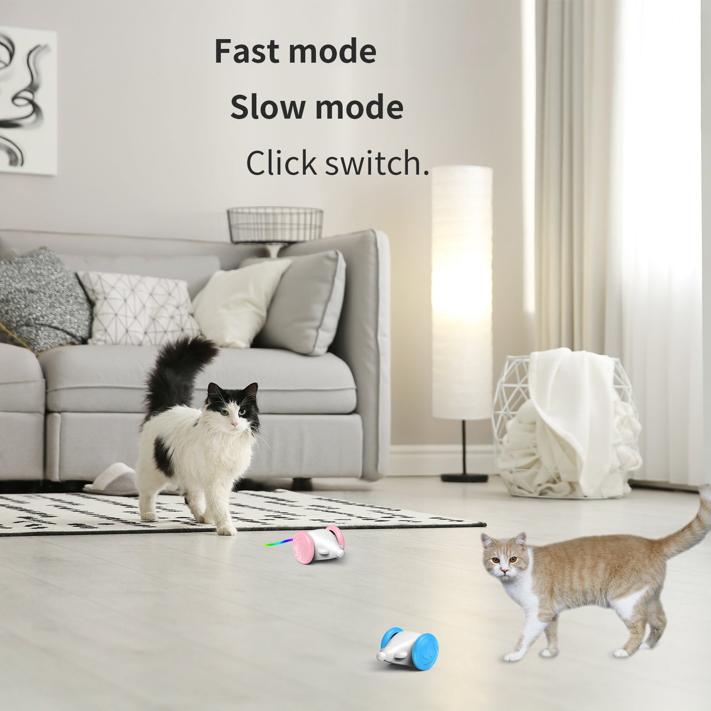 Interactive Cat Toys for Indoor Cats, Wicked Mouse Neo