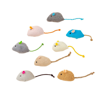 8 Pcs Cat Mouse Toys
