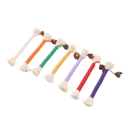 3-Pack Bent Cat Rope Toy